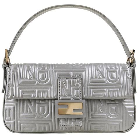 tracolle bauletto fendi|fendi baguette silver.